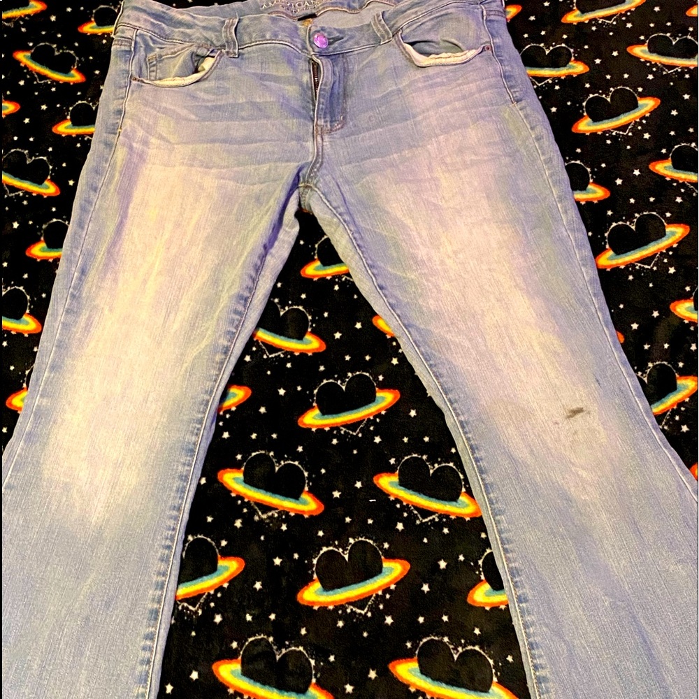 16S boho flare American Eagle jeans
